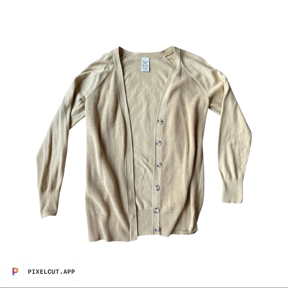Golden yellow cardigan